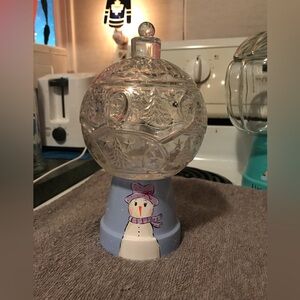 Snowman cookie/ candy jar